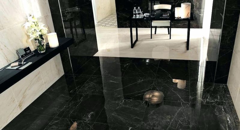 تصویر 2 از سنگ گرانیت مشکی نطنز با استحکام بالا و ظاهر چشم نواز